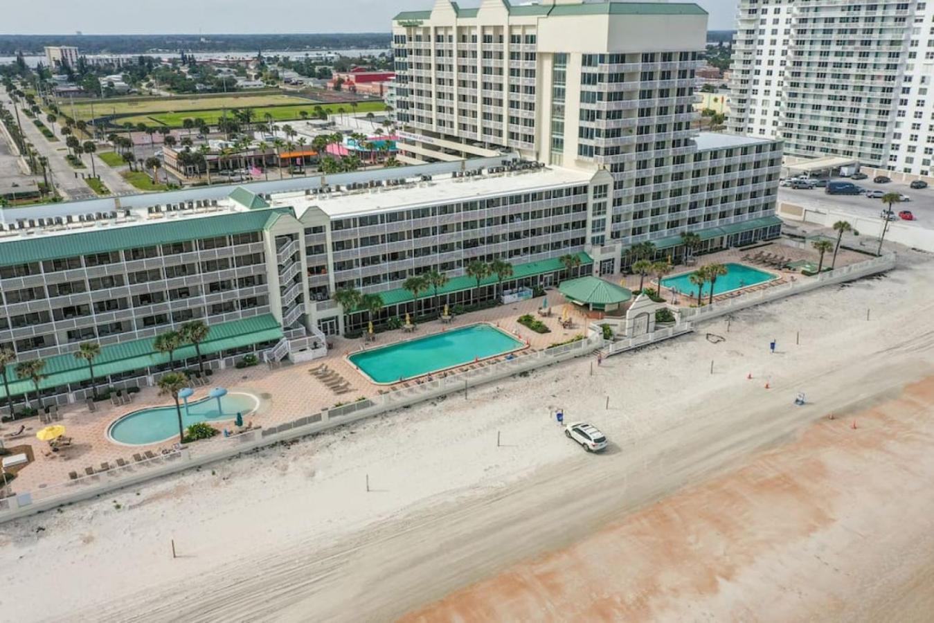 Blue Tides Oceanview Condo Daytona Beach Esterno foto